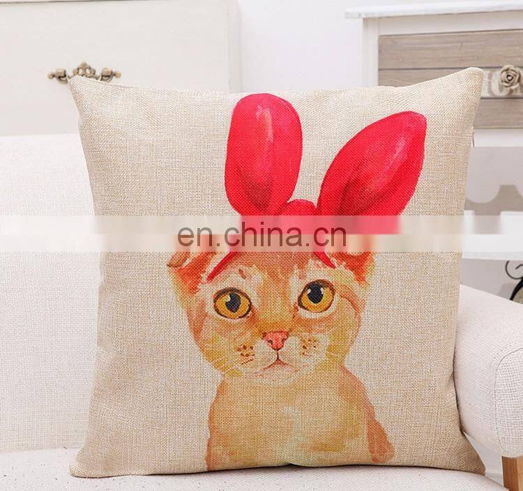 2016 Cat Pillow Decorative Throw Pillow Cushion Cover