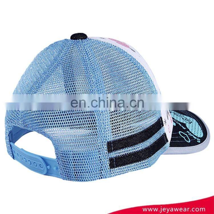 5 panels screen printing baseball cap mesh trucker cap sports cap