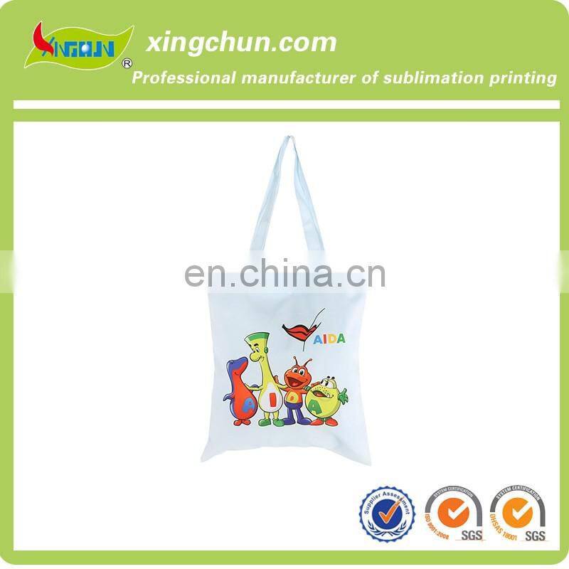 Customized natural cotton canvas tote shopping bag