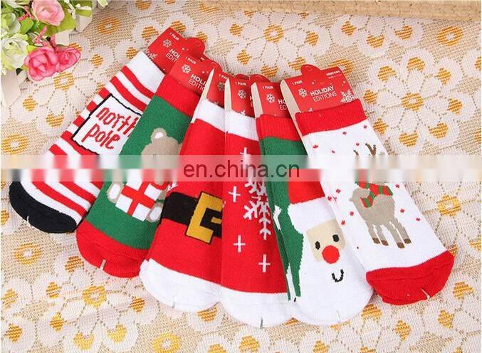 In stock Baby sock Cotton socks Christmas Sock