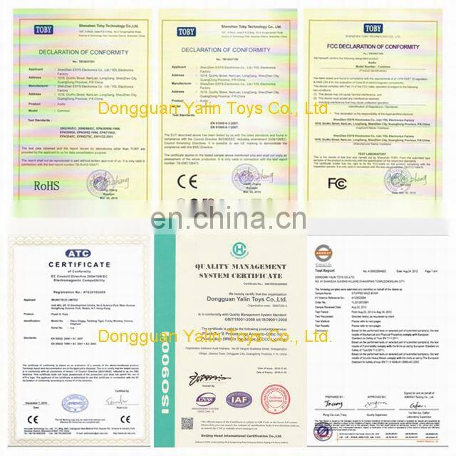 2016 OEM design stuffed plush white fox with big eyes