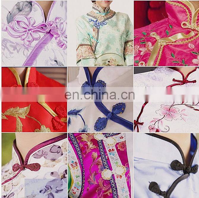 2016 custom high quality different color Chinese knot cheongsam button