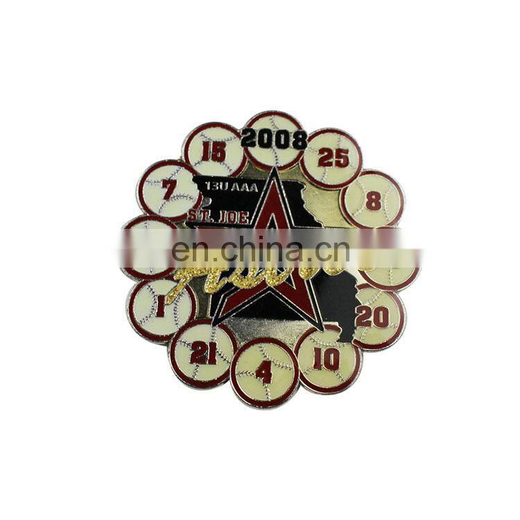 high quality cheap wholesale die struck custom horse soft enamel metal pin