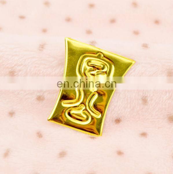 3D metal logo stcker label