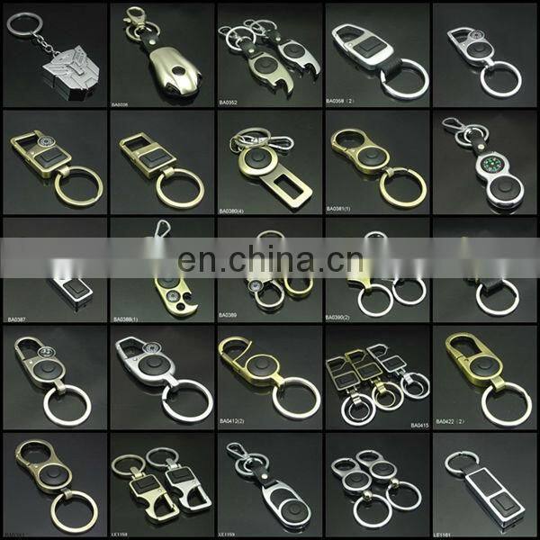 Printed custom logo mini LED flash light bulb keychain