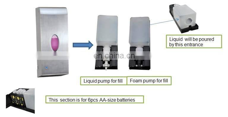USA HOT STAINLESS STEEL Automatic hand sanitizer soap dispenser Touchless Foaming Sensor Soap Dispenser