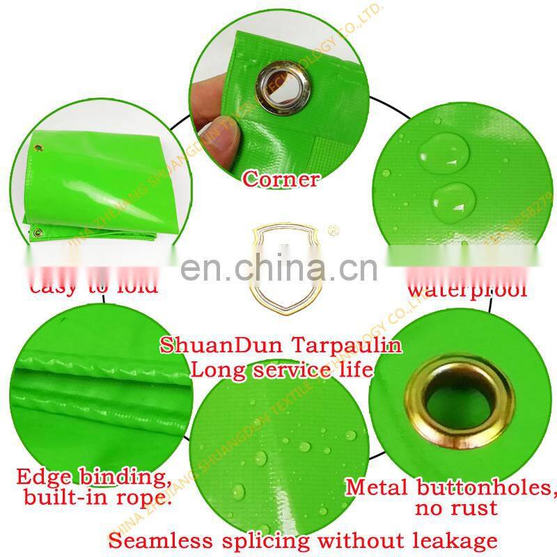 Coating cloth PVC mesh cloth green canvas tarpaulin red cover cloth China windsurfing factory