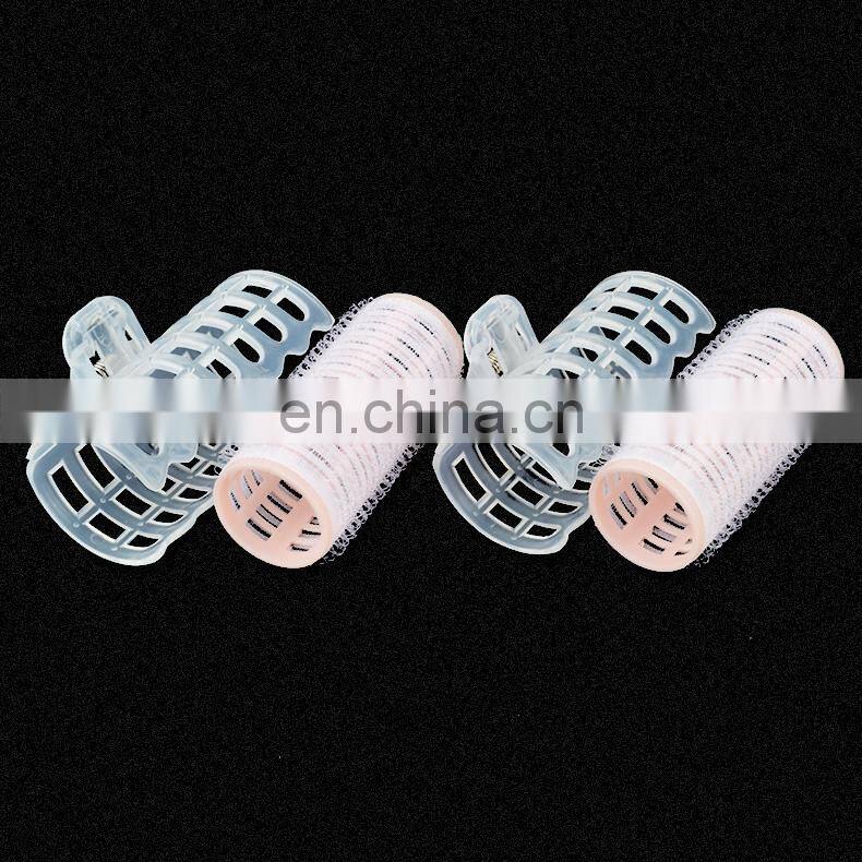 PET packing 4Pcs Hair Design Sticky Cling Style DIY Hair Salon Roller