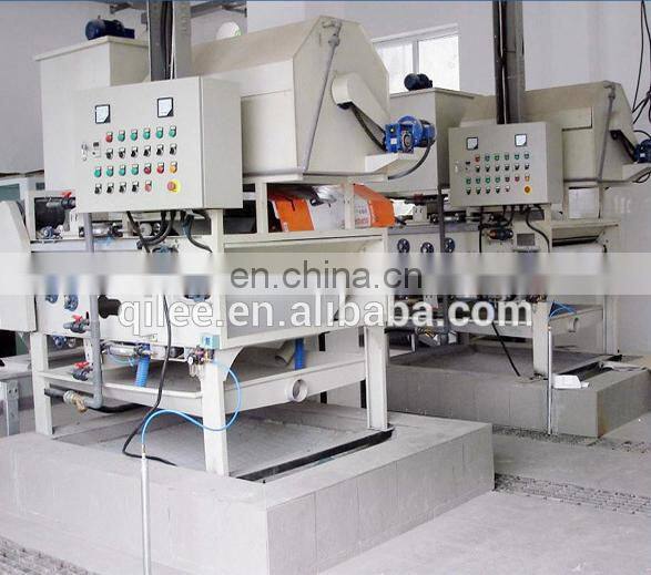 Rotary drum sludge thickener for factories