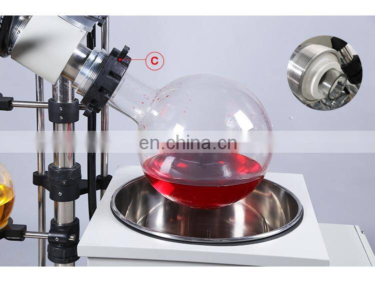 Lab Rotary Evaporator Distillation Equipment for Herbal Extracting