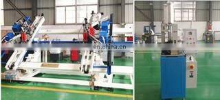 Double welding UPVC door and window machine