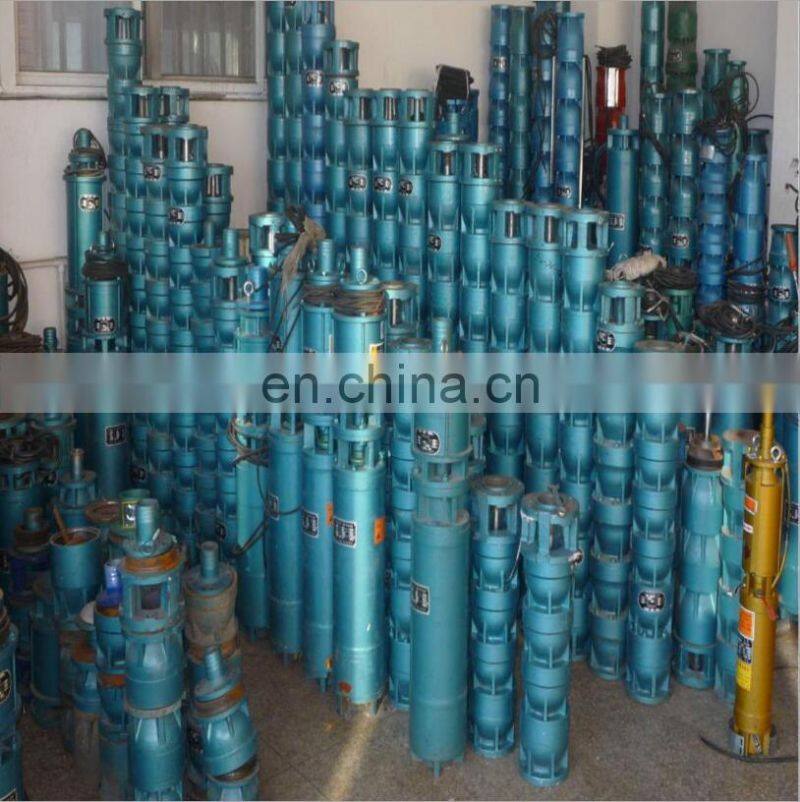 QJ deep well submersible pump with high head cast iron HT200 clear water centrifugal pump 380V/50HZ industrial