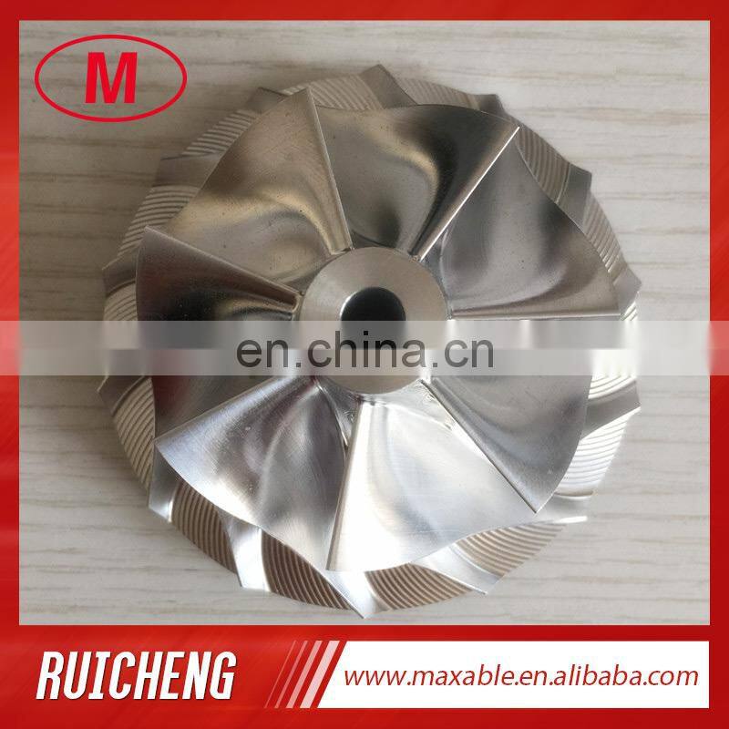 HY35 55.96/78.00mm 7+7 blades Turbocharger Billet/milling/aluminum 2618 compressor wheel