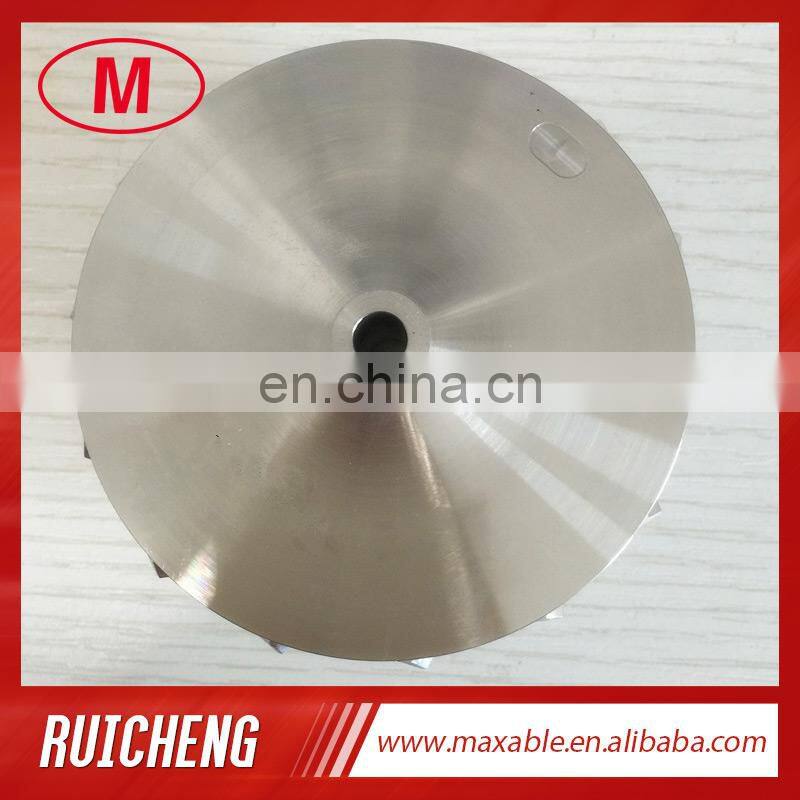 TD05H 54.90/76.13mm 7+7 blades high performance milling/aluminum 2618/billet compressor wheel