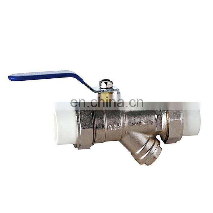 High quality PPR brass angle sleeve valve zinc 1 inch ball valve pvc ball valve manufacturers