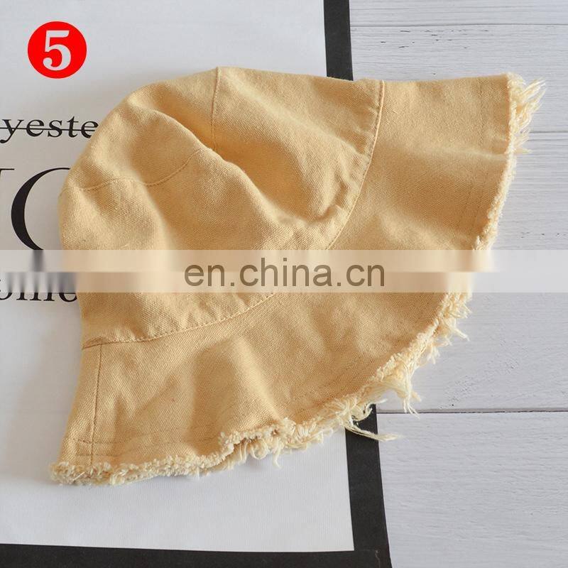 Fisherman's Hat For Women Fashion Solid Color Vacation Hat Girl Soft Bucket Hats Sun Bucket Hat Hip Hop Gorros