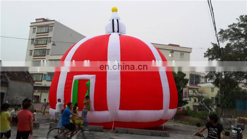 Light Red Fabric Building Structure tent inflatable For attractions