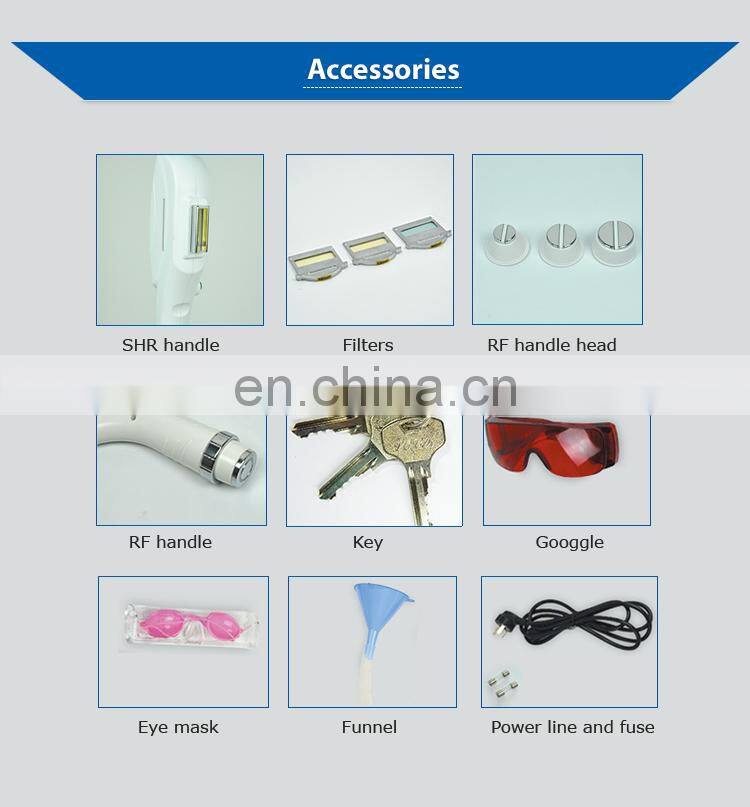 Multifunction IPL SHR Hair removal & RF Beauty Machine