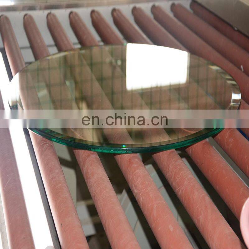 Round glass table tops / transparent coffee table from Chinese factory