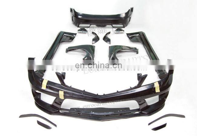 C63 body kits fit for C-class W204 C63 11-13year to C63 wide body kits