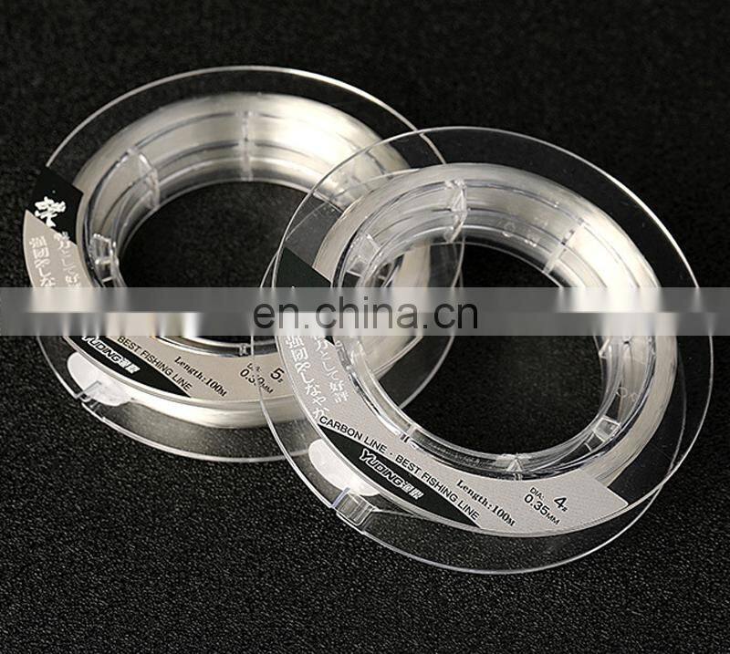 50m 100m Per Spool Japanese Carbon Line High Quality Fluorocarbon Fishing Line