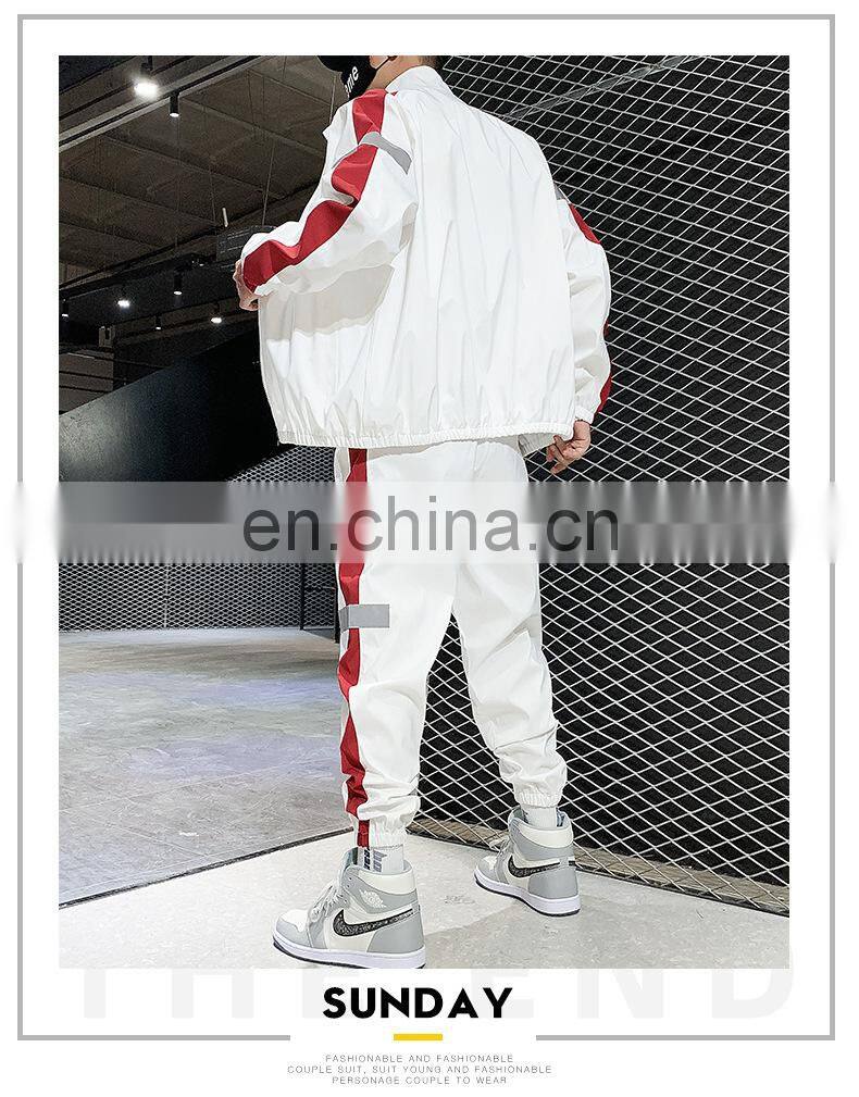 Wholesale 2-pieces men's plus size big and tall sports and leisure sports sets jogging suit custom men's suit