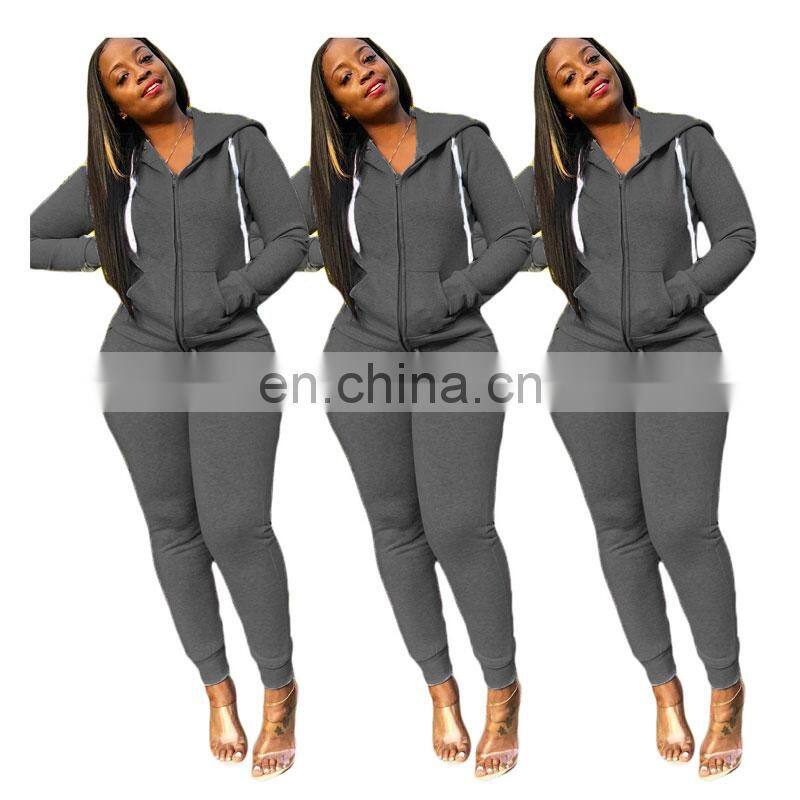 Manufacturers wholesale plus size women's spring and autumn home wear casual 2-piece suit custom sports suit S-5XL