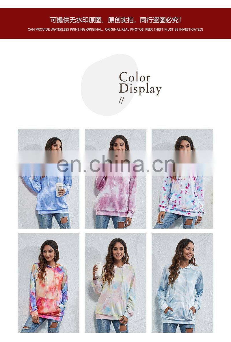 Europe 2021 European and American fall hot styles trendy fashion casual hooded fashion women's sweater