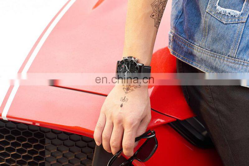 NAVIFORCE NF9134 Men Fashion Casual Digital Quartz Movement Watch Week Day Date Timing Display Back light Watch