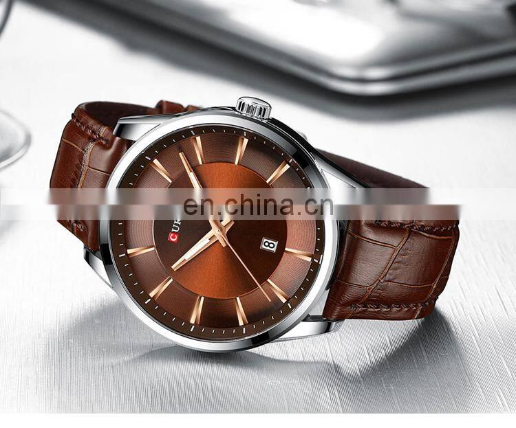 CURREN 8365 Business Quality Quartz Leather Strap Watch Online Price Cheap Wholesale Mens Watches