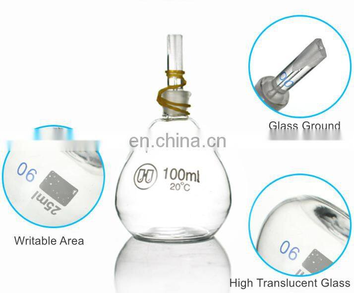 Tiandi Glass Picnometer Pycnometer Specific Gravity Bottle