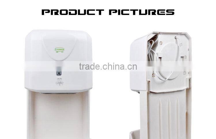 Factory whosale automatic hand dryers with tray hotel restaurant infrared sensor hand blow dryer customized plug hand dryer