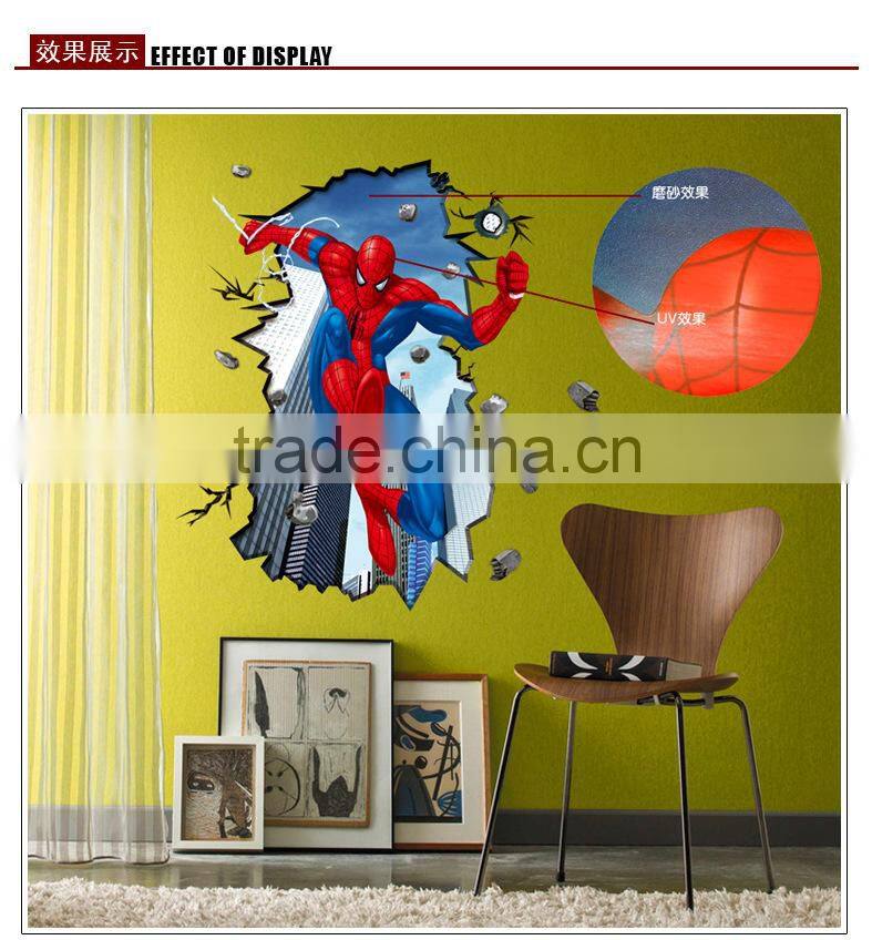 3D spider man wall sticker