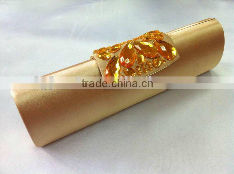 wholesale price custom Satin clutch purse