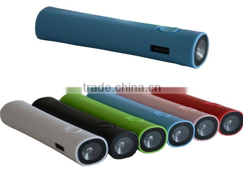 2600mah led portable power bank dc5v 1000ma power bank