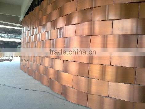 high class decoration antique copper stainless sheets