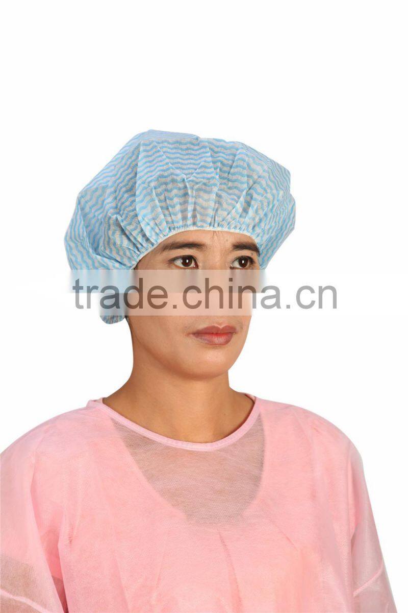 Disposable CE ISO Non-woven Surgical Roung Cap for Hospital Doctors Nurses