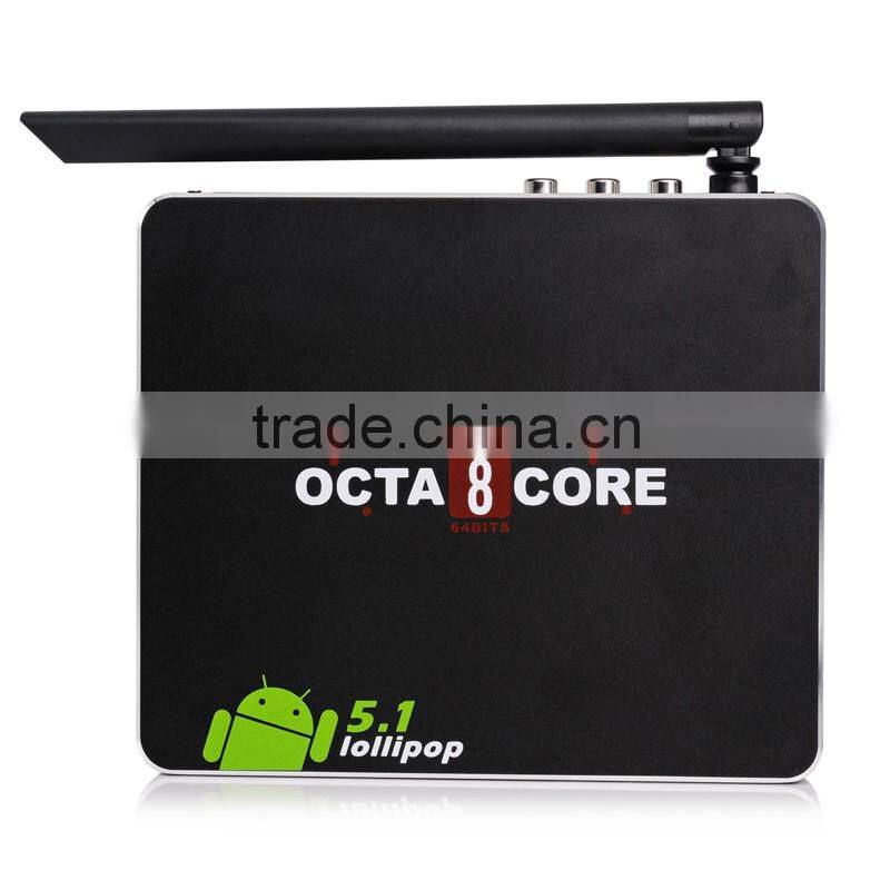 CSA90 CSA91 2GB RAM 16GB EMMC Flash octa core rk3368 cpu android l 5.1 lollipop smart tv box Best OTT TV Box