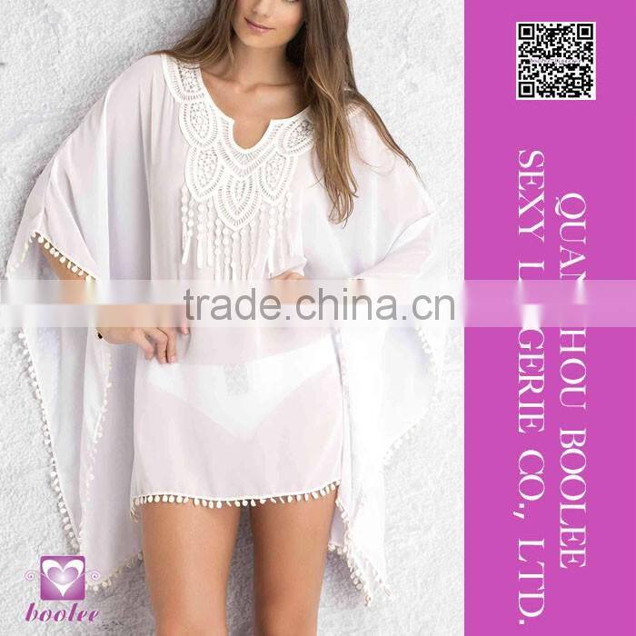 Hot Sale Sexy Women's Chiffon kaftan Bikini Cover up Beach Dress