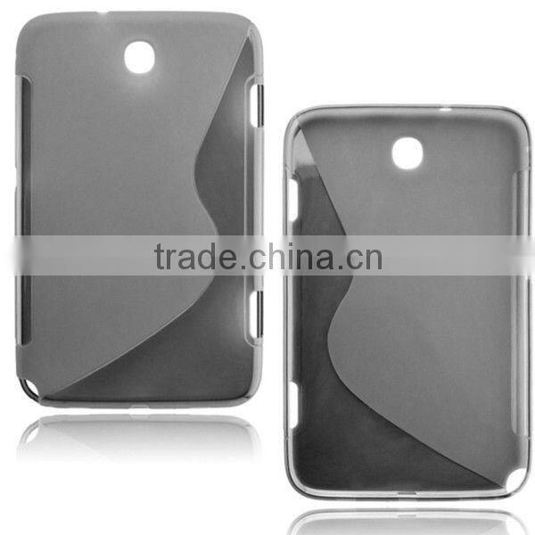 China Factory Hot selling S shape TPU Case For Samsung Galaxy N5100 case