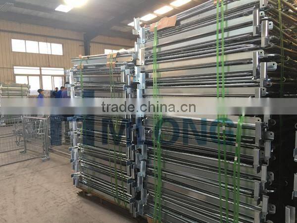 Foldable storage wire mesh metal cage pallets