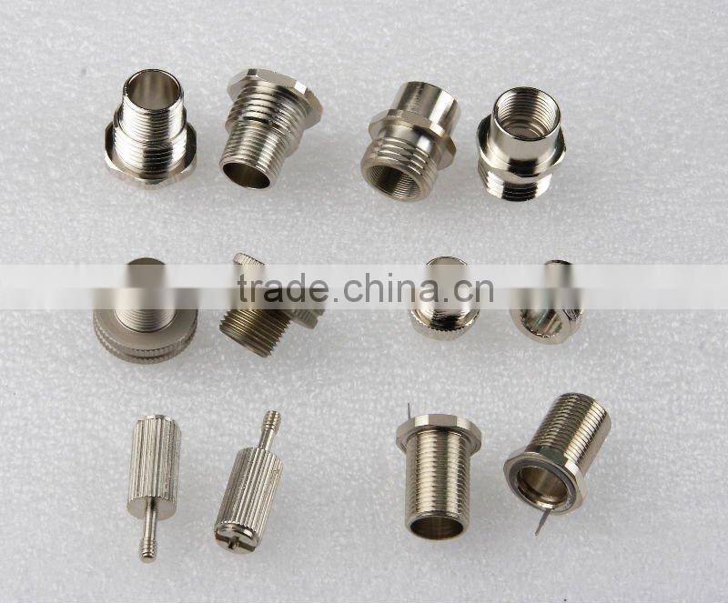 M11 CNC machining precision part male hexagon brass assemble connector screw