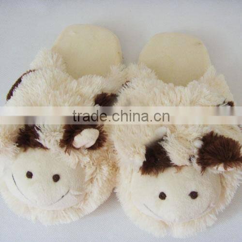 plush animal slipper/anime plush slippers for men/plush indoor animal slippers