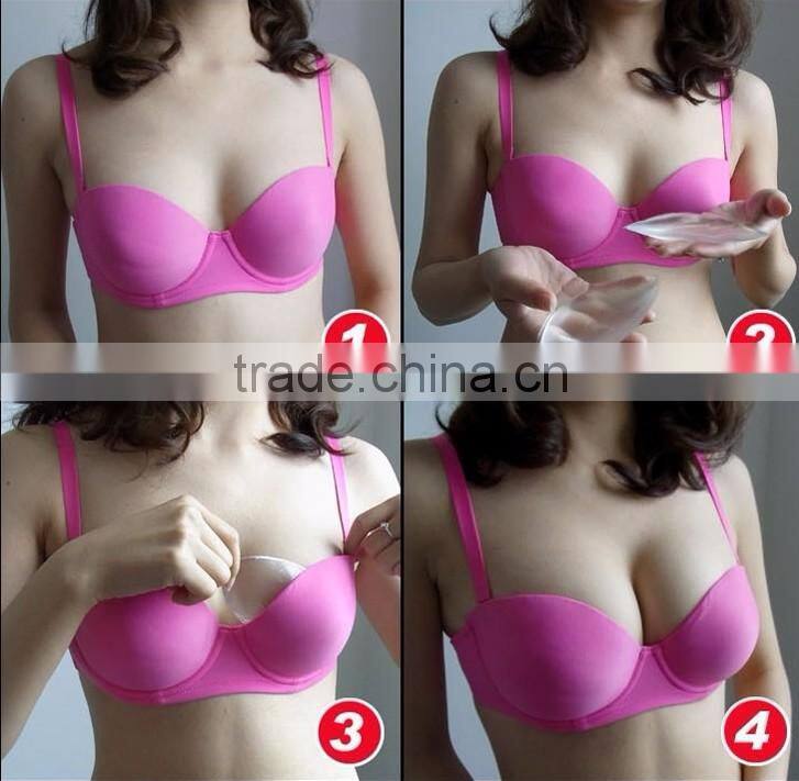 Silicone Strapless Bra pad,Bra inserts for Bikini Swimming Wear silicone bra pad for swimwear