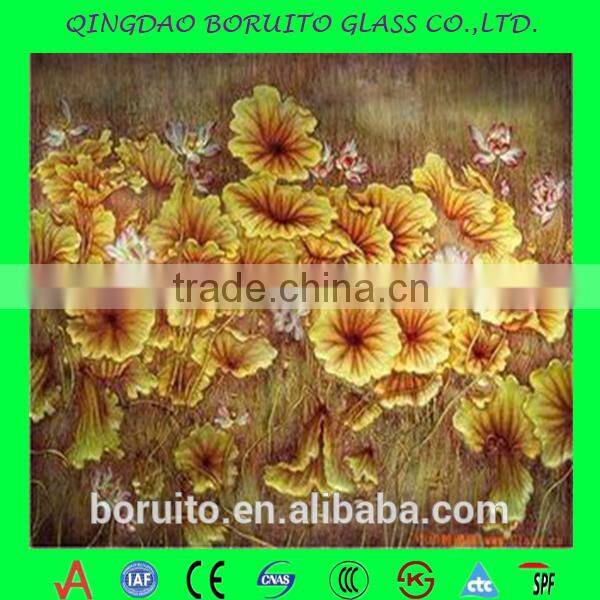 Good quality wholesale 4mm-9mm tempered glass for decorative