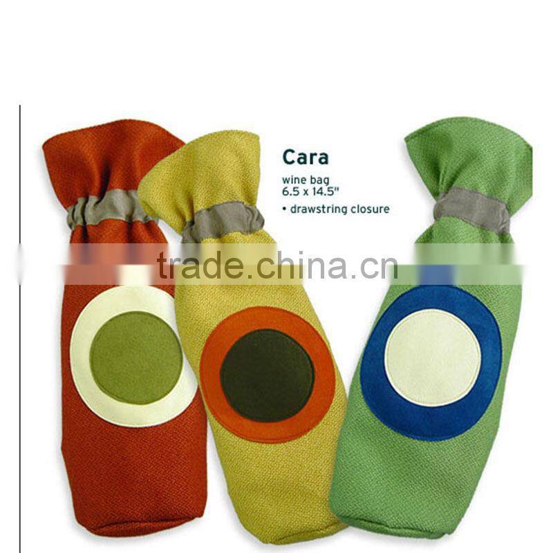 Custom Printed Wine Bottle Paper Bags Wine Kraft Paper Bag