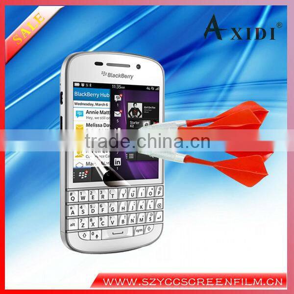 Best Selling Shatter proof screen guard For Blackberry Q10 (Factory Supply)