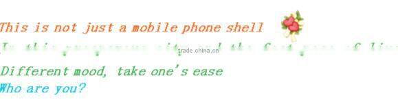 Customized UV printing case with rubber coated phone case, 2013 newest mobile phone case with factory price in SZ