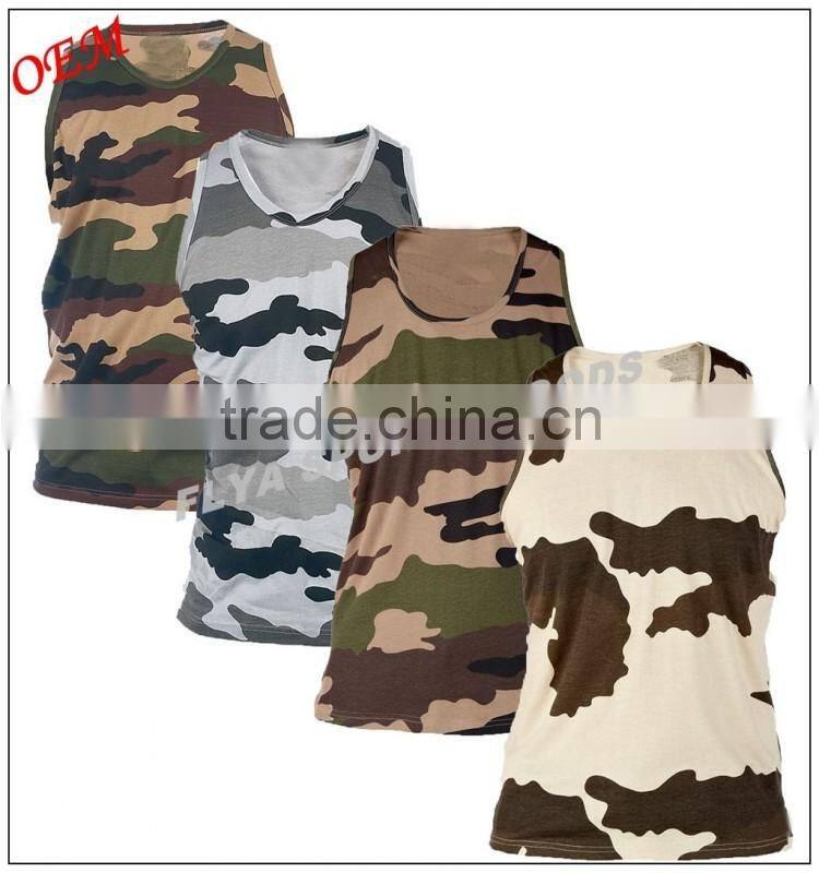 Super ribbed Military Muscle bodybuilding tank top, Gym stringer vest mens camo singlet