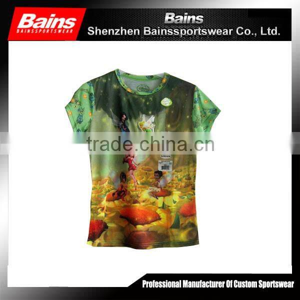 High quality custom sublimation t shirt sublimation